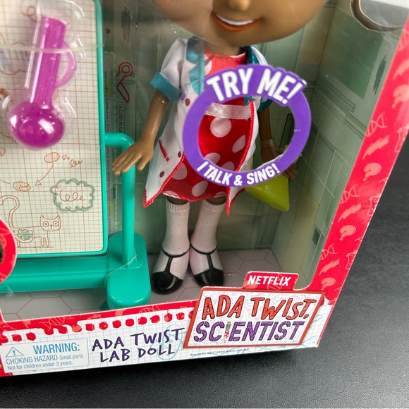 Ada Twist Scientist Lab Doll Netflix Show Talking & Singing 12 inch Doll - Picture 6 of 16